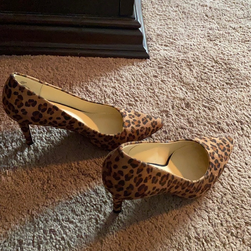Cheetah print heels